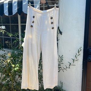 Faithfull the Brand High-Waisted Linen Trousers